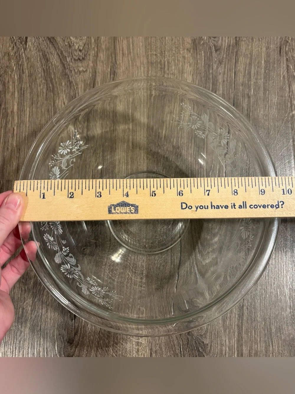 Pyrex Corning USA Colonial Mist Nesting Mixing Bowls Lot of 2  (2.5L & 1L)
